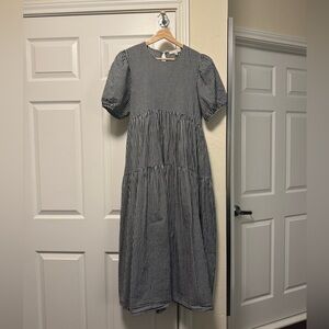 Black and White Gingham Dress